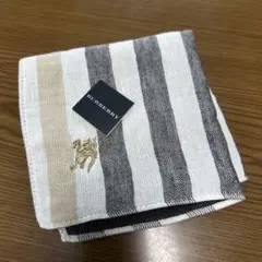【BURBERRY】新品タグ付き　タオルハンカチ