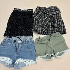 ショートパンツ　４点セット　140センチ