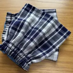 ブルーチェック 腕カバー