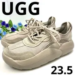 『美品』UGG アグ LA CLOUD LOW LA クラウド ロー 厚底