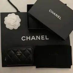 値下げCHANEL キャビアスキン ミニ財布