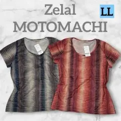 未使用タグ付き【LLサイズ】　スネーク柄　カットソー　2枚セット日本製　ヨガにも