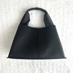 【美品】NEUNA ヌナ　ソフトレザートートバッグ　ブラック　軽量