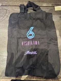 千葉ロッテ　西川 ミニトートバッグ　BSW