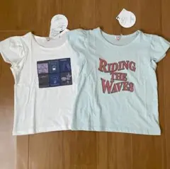 【新品未使用】女児 プリントTシャツ 120cm 2枚組