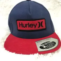 110 one ten hurley キャップ 帽子 紺 赤
