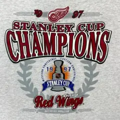 NHL デトロイト レッドウィングス 97年 チャンピオン Tシャツ