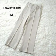 LOWRYSFARM ベージュ ストレッチ　スラックス　 M