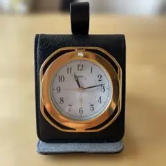 SEIKO EMBLEM 折りたたみ式置き時計