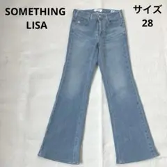 SOMETHING LISA ブーツカット デニム 　28 NO.SKY31