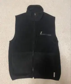 90s ラッセル RUSSELL XL ブラック　フリースベスト 00s