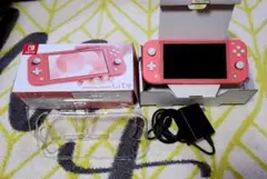 美品ニンテンドースイッチライト コーラルピンク ゲーム機 Switch lite