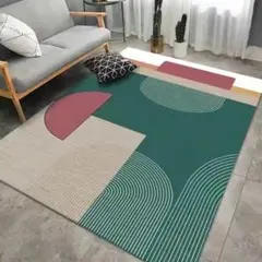 カーペット160x230cm ラグマット北欧 ラグ 洗える 抗菌防臭 #a45