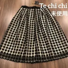 Te chi chi 花　レース　スカート　未使用