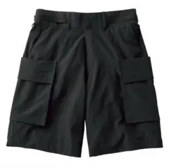 ワークマン エックスブースターⅡショートカーゴパンツ L黒 35961