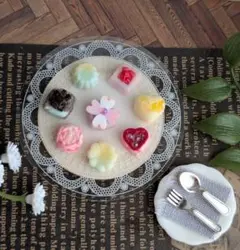 彩りチョコのミニチュア盛り合わせプレート【ハンドメイド】おまとめ割あります
