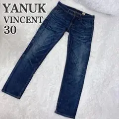 【美品】 YANUK VINCENT スキニーデニム 30 スリムテーパード