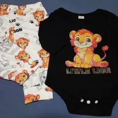 【新品】リトルライオン ロンパースとパンツセット