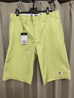 dickies ディッキーズ　ショートパンツ ハーフパンツ　イエローグリーン