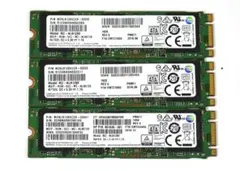 3個セット/SAMSUNG M.2 2280 SSD 128G/中古品