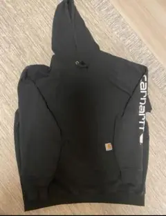Carhartt ブラック パーカー フード付き
