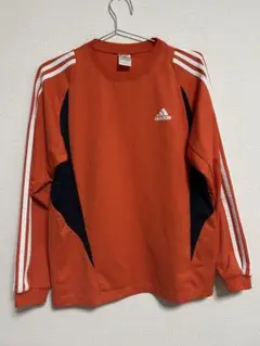 adidas オレンジ 長袖 L