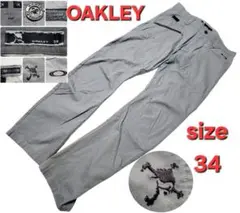 OAKLEY グレー メンズ　パンツ サイズ34　ゴルフ