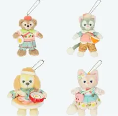 新作 ぬいぐるみバッジ 全４種 ダッフィー ワンダフル・キッチン ぬいば