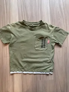 オリーブ色 Tシャツ サイズ130