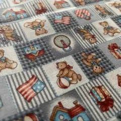country club♡カントリー♡生地♡cotton100%♡グレー系♡
