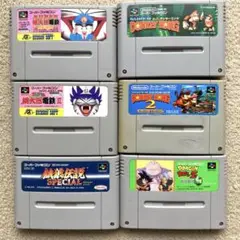 動作確認済　スーパーファミコン ゲームソフト 6本セット