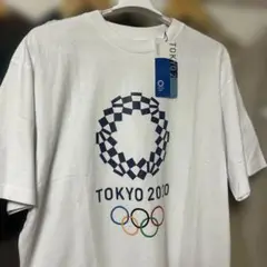 2020東京オリンピック・公式記念Tシャツ・ホワイト・LLサイズ・未使用タグ付き