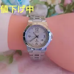 値下げ中❗セイコールキア腕時計SEIKO LUKIAレディース4F32-0130