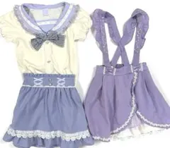 axes famme kids ブラウス＆スカートセット120cm～130cm