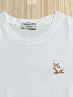 【美品】メゾンキツネ　MAIZONKITSUNE Tシャツ　白　サイズS