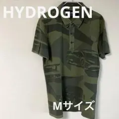 HYDROGEN 車のカモフラージュ柄ポロシャツ M 希少品