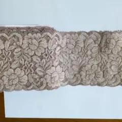 K502:幅ベージュ5mストレッチレース