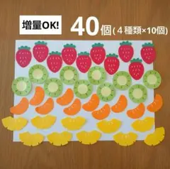 くだもの フルーツパーツ ジュース 夏 壁面 ⑩