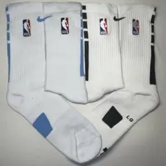 ★新品★ナイキNIKE NBA（26～28cm）スポーツバスケソックス靴下2足