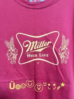 Miller ミラー リバイバル 古着 レッド 赤 Tシャツ