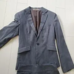 グレー ストライプ スーツ　オリヒカ