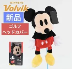 新品　VOLVIK ボルヴィック ゴルフ　ヘッドカバー ミッキー　ぬいぐるみ型