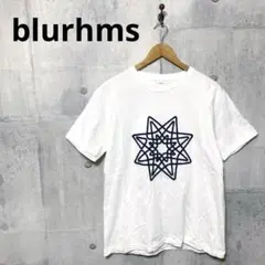 blurhms ブラームス メンズ フロント刺繍Tシャツ 3 ホワイト