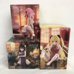 VF8896 未開封 Desktop Cute 金色の闇 モモ 古手川唯 3個