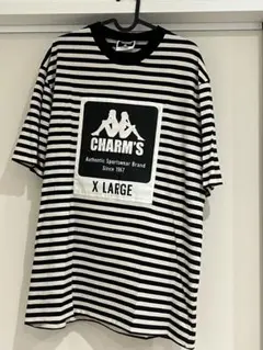 CHARM'S X LARGE ストライプ Tシャツ