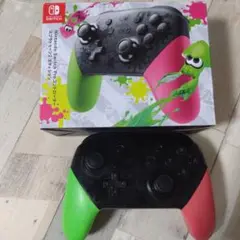 Nintendo swich 純正 プロコントローラー スプラトゥーン　ジャンク