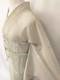 美品　正絹夏もの　絽の小紋単品