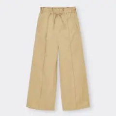 8/25まで値下　新品　GU ペーパーバック　ワイドパンツQ XL