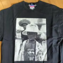 old stussy champion フォトグラフィックTシャツ Lサイズ