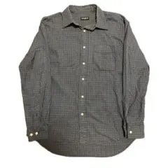 90s 紺タグ OLD UNIQLO チェックシャツ シティーボーイ　ノームコア